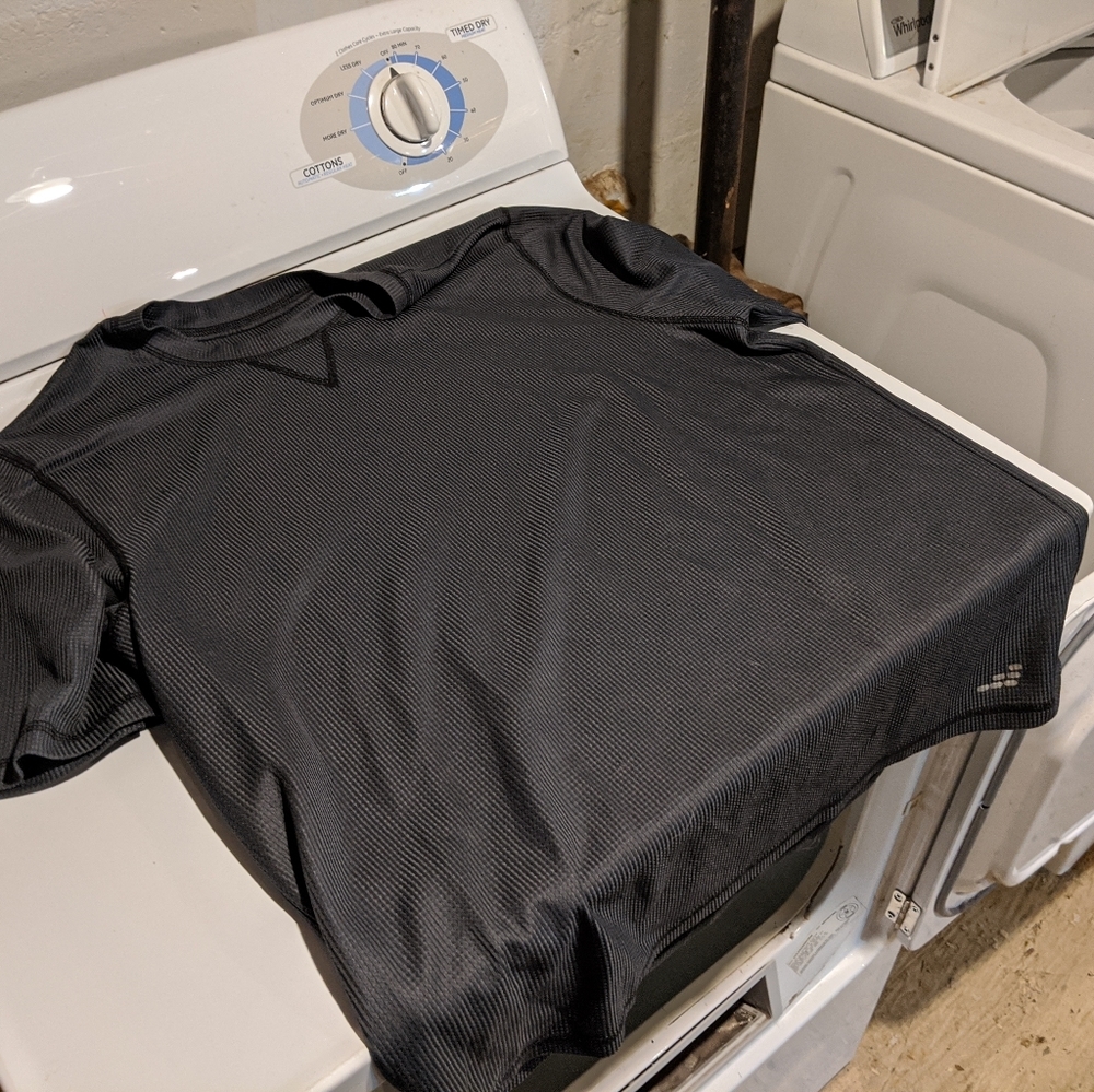 Gray dry fit shirt